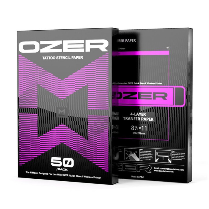 Papier Transferowy Szablon OZER - A4 - 50 arkuszy Papier Transferowy Szablon OZER - A4 - 50 arkuszy